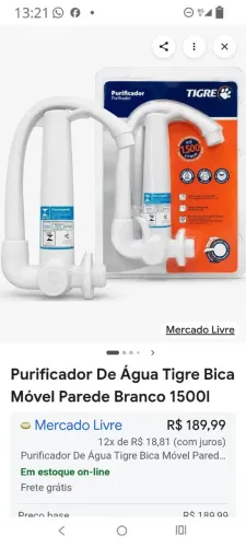 Purificador de Água ?