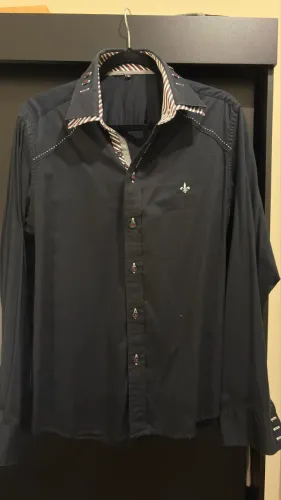 camisa dudalina masculina preta