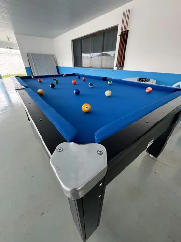 Mesa de Sinuca TR8 Caçapa de Alumínio