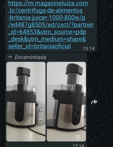 Centrífuga de alimentos 