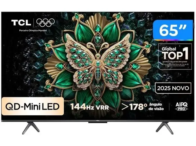 Tv Smart TV 65" TCL 4K UHD MiniLED 120Hz