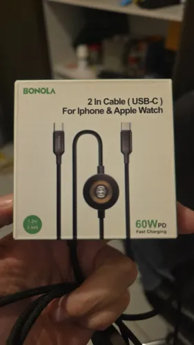 Cabo USB c para Galaxy watch e smartphone