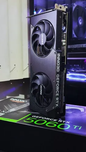 Placa de Vídeo RTX 5060 TI 16GB Inno3D Twin x2