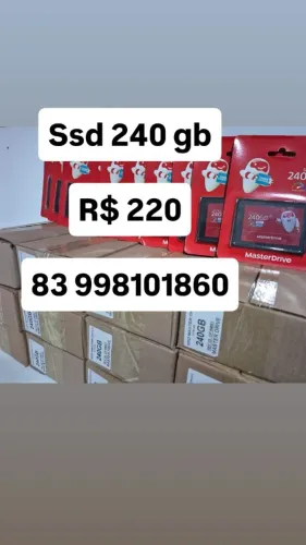Ssd sata 240 Gb. Novo lacrado
