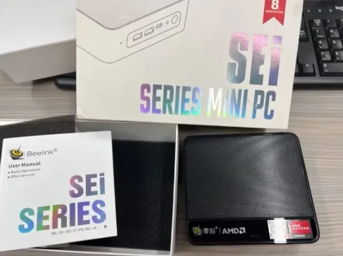 Mini PC Beelink SEi8 Intel core i5 compacto pronto para uso