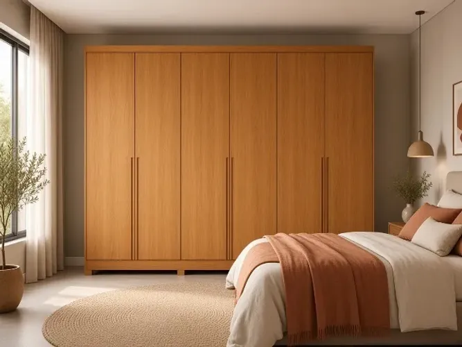 Guarda-Roupa Eros 6 Portas 2,75m 100% MDF (NOVO A PRONTA ENTREGA)