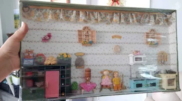 Miniaturas de ambientes artesanais