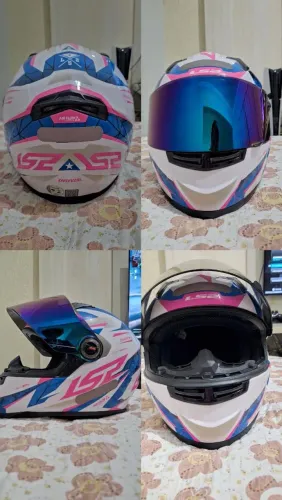 Vendo capacete LS2, tamanho 56, em ótima conservação.