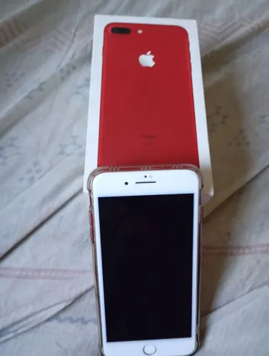 iPhone 7 Plus Red 256gb lindo