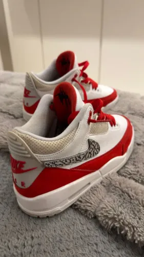 tênis nike air jordan 3 university red 39