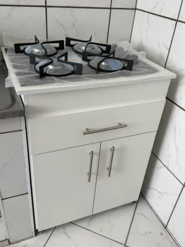MÓVEL PARA COOKTOP COM GAVETA (L: 64CM/ A: 81CM/ P: 50 CM)