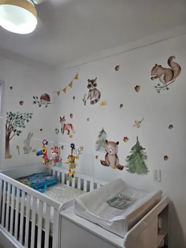 Berço multifuncional branco (com colchão de berço)