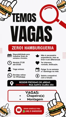 VAGA DE EMPREGO