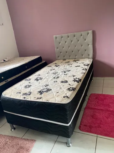 cama box solteirão com cabeceira
