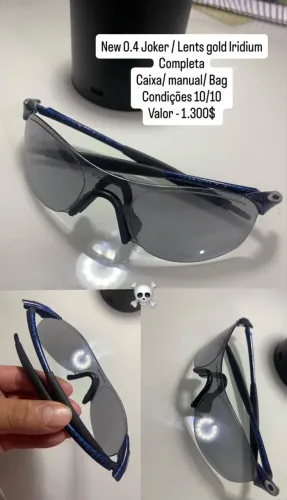 Oakley esportivo ideal para corrida e treino! Completo, estado 10/10. R$ 1000