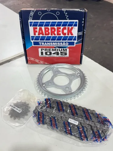 Kit Transmissão Titan 160 Aço 1045 Fabreck