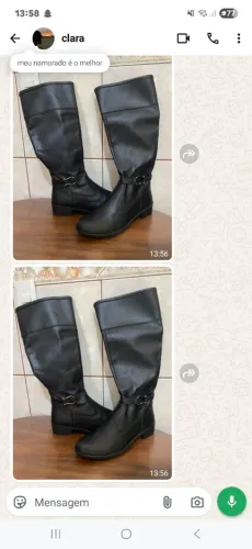 Bota de couro
