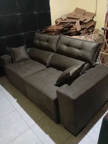 Sofá retrátil novo direto da fábrica