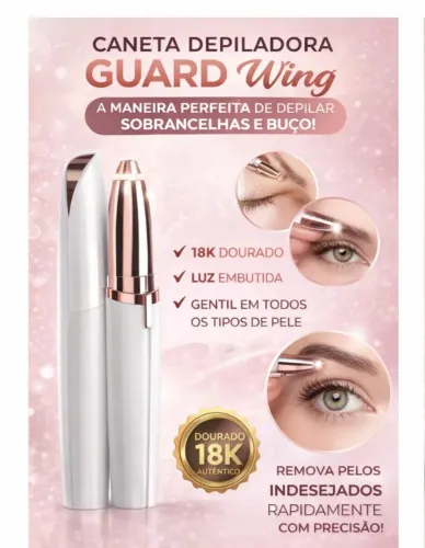 Caneta Depiladora GUARD Wing S-808 - Sobrancelhas e Buço