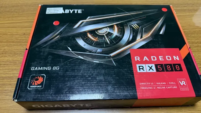 Placa de Vídeo Gigabyte AMD Radeon RX 580 Gaming, 8GB, GDDR5, REV 2.0 - GV-RX580GAMING-8GD