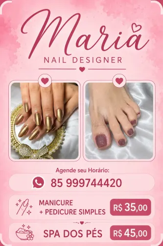 manicure e pedicure 