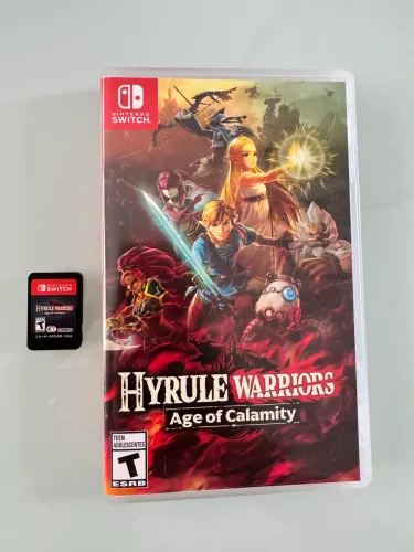 Jogo Hyrule Warriors: Age of Calamity - Nintendo Switch (Mídia Física)