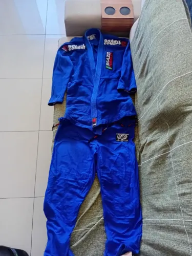 Kimono Jiu Jitsu Brazil Combat Competidor XTRA Lite Azul A4