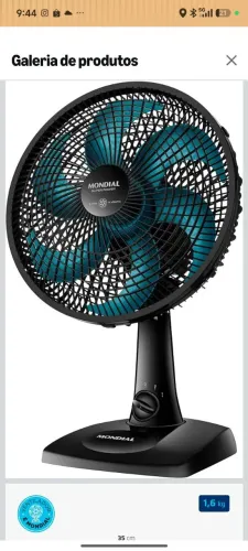 Ventilador Mondial Super Power 30cm 220V | Novo, Apenas Testado