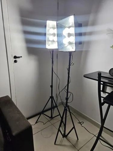 kit- 2 Iluminação para fotografia gravação