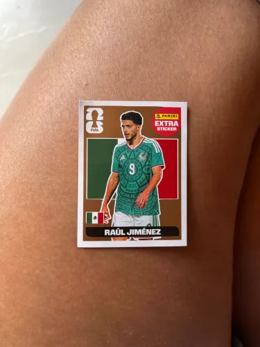 Figurinha Copa 2026 Raúl Jiménez extra sticker panini 
