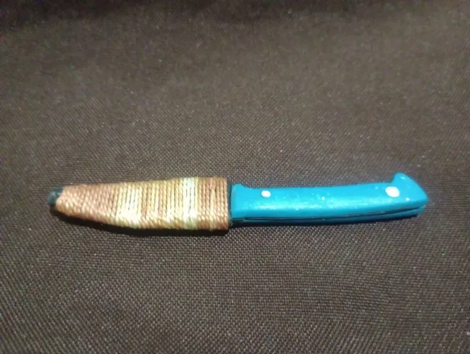 Usado e peça artesanal
