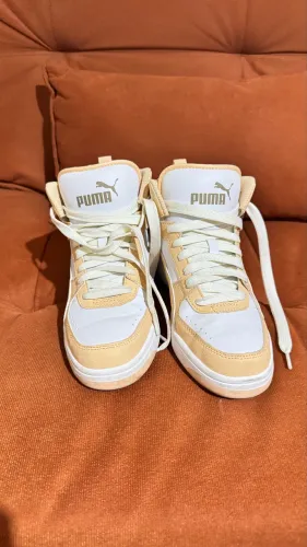 Puma Rebound V6 Low BDP feminino bege.  37