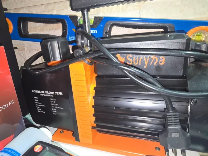 Bomba de vacuo 7cfm duplo estagio