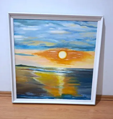 quadro pôr-do-sol