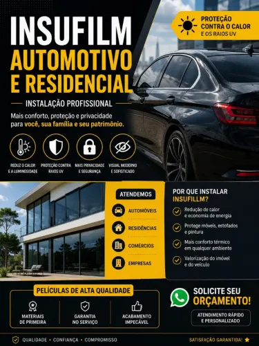 Instalação de insufilm 