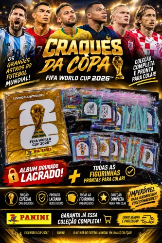 Album da Copa 2026 Completo com Figurinhas para colar