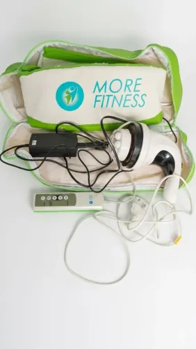 ACEITO CARTÃO - Cinta massageadora more fitness + massageador orbital