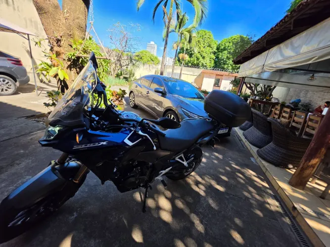 Honda CB 500X 2024 - Azul - Baixa Quilometragem e Impecável!