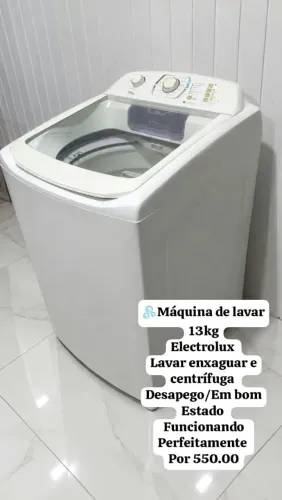 Máquina de lavar 13kg Electrolux TuboSecagem desapego/em bom Estado Higienizada 