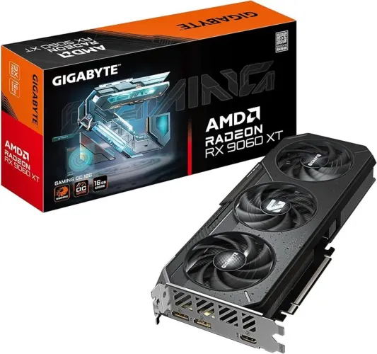 Placa de vídeo RX 9060 XT 16GB Gigabyte Gaming OC