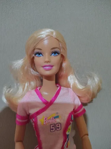 Barbie quero ser jogadora de futebol