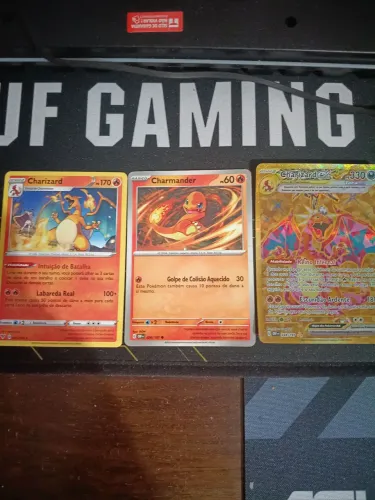 Cartas pokémon tcg Charizard ex , charmander 