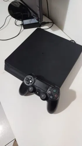 PlayStation 4 Slim + Controle + 3 Jogos Originais