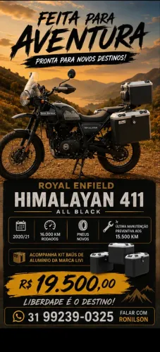 Himalayan 411 All Black 2021