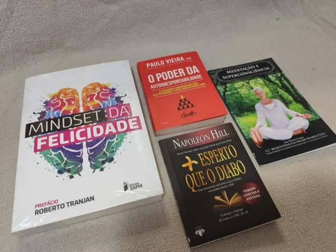 Coleção voltada para o desenvolvimento pessoal - 4 livros 