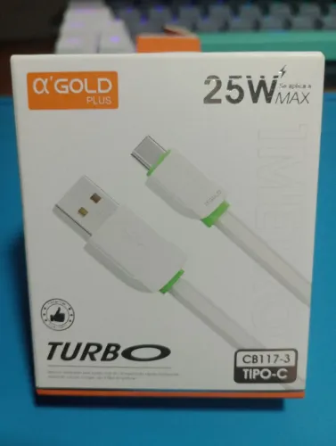 Cabo USB Tipo-C 25W Android/iOS