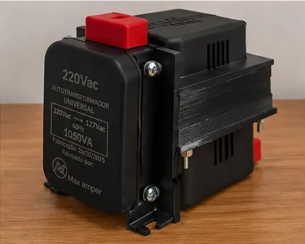 Autotransformador Max Amper 1050 VA - 220 V / 127 V