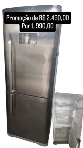 Geladeira frosfry congelador em baixo