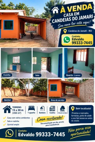 Casa em Candeias do Jamari 