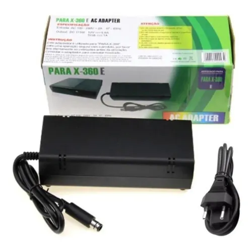 Fonte Xbox 360 super slim 1 pino na caixa!